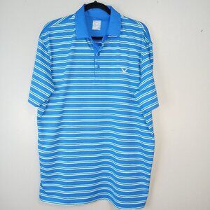 Callaway Gardens Opt Dry,  mens golf polo, blue, size large